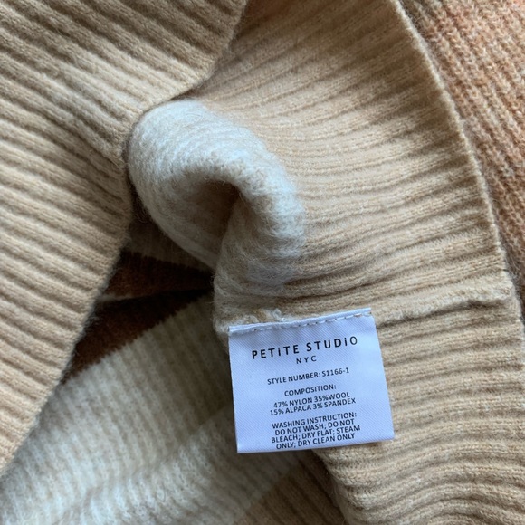 Petite Studio NYC brianna mohair sweater (camel) - Picture 8 of 11